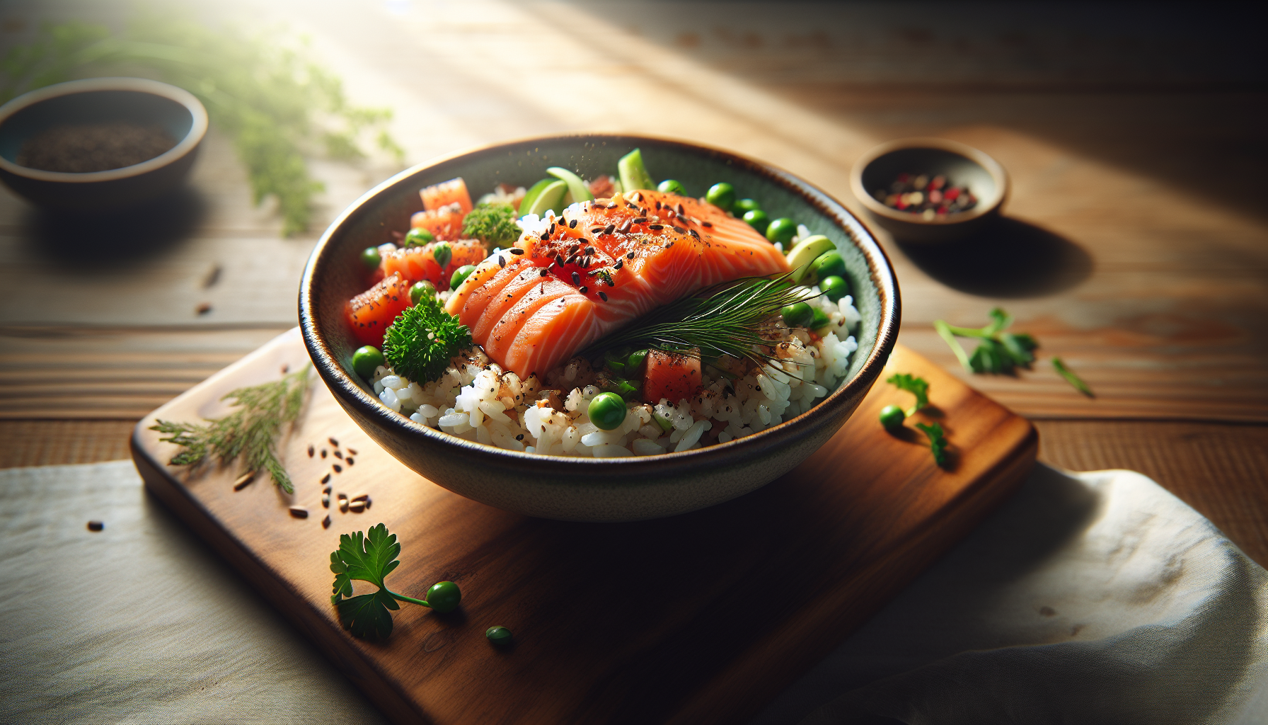 Salmon Rice Bowl